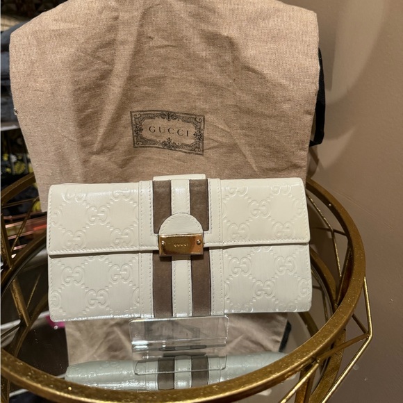 Gucci Handbags - Gucci Long Wallet Guccissima